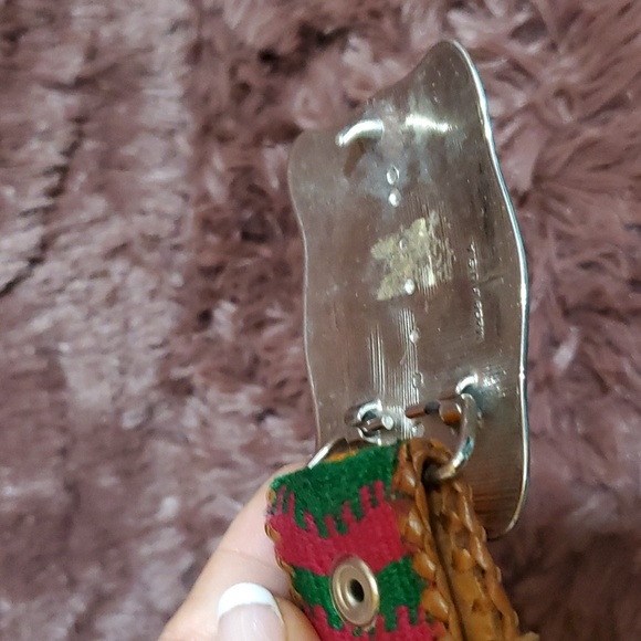 James Halbert Leather and Rayon Belt - Picture 4 of 4